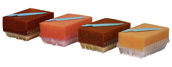 BD E-Z Scrub™ 107 Surgical Scrub Brush/Sponge, 4% CHG, Red - 371073 | BD